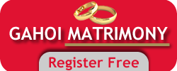 Gahoi Matrimony Free Registration
