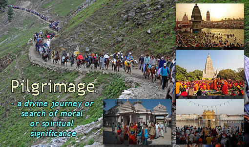 Pilgrimage - a voyage or search of moral or spiritual significance