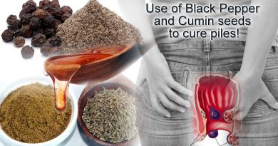 Information about use of Black Pepper and Cumin seeds to cure piles!