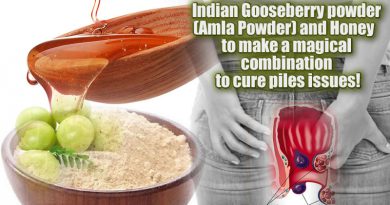Indian Gooseberry powder (Amla Powder) and Honey to cure piles issues!