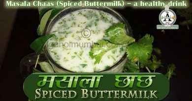Masala Chaas (Spiced Buttermilk) – a healthy food and its instant recipe with video!