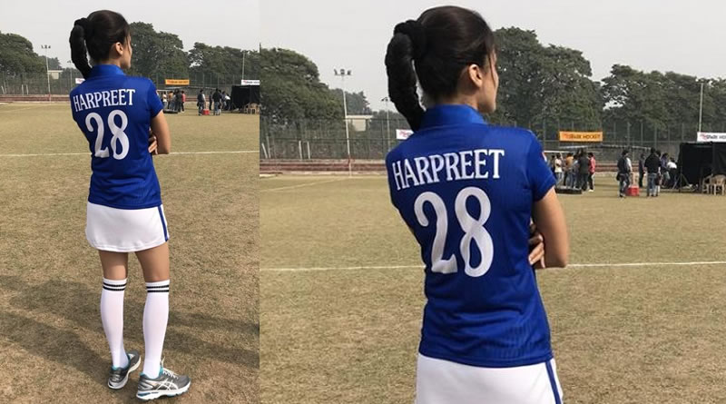 Taapsee Pannu’s snap from the sets of Sandeep Singh's biopic Soorma!