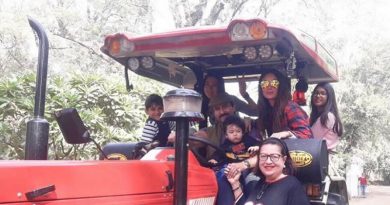 Taimur’s tractor ride with dad Saif Ali Khan!