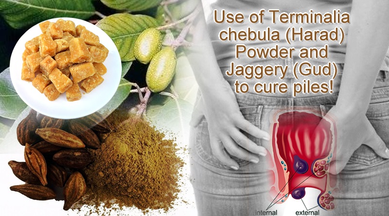 Use of Terminalia chebula (Harad) Powder and Jaggery (Gud) to cure piles!