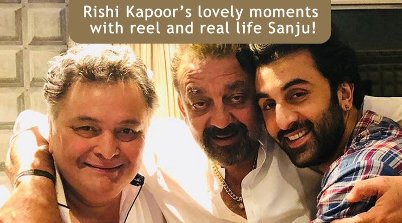 Rishi Kapoor’s lovely moments with reel and real life Sanju!