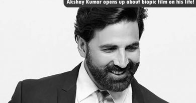Akshay Kumar opens up about biopic film on his life!