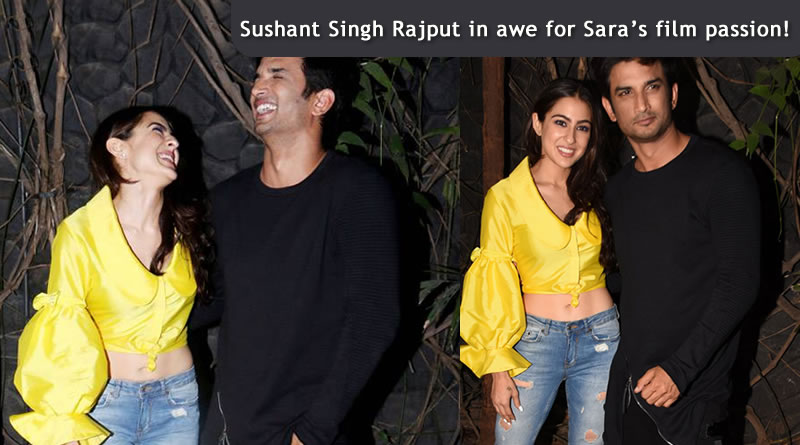 Sushant Singh Rajput in awe for Sara’s film passion!