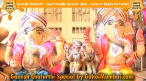Ganesh Chaturthi - Eco-Friendly Ganesh Idols - Coconut Husks Ganesha!
