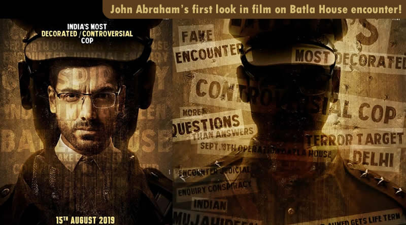John Abraham’s intense cop avatar in first look of film on Batla House encounter!