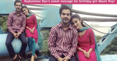 Rajkummar Rao’s sweet message for birthday girl Mouni Roy!