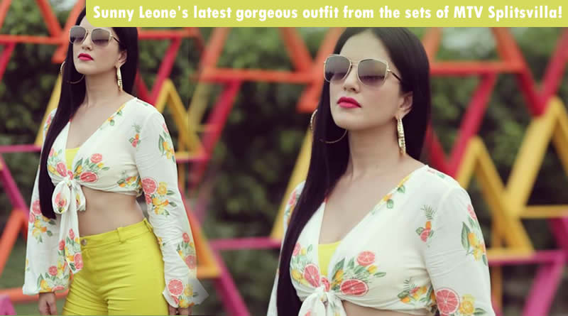 Sunny Leone’s latest gorgeous outfit from the sets of MTV Splitsvilla!