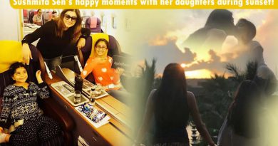 Sushmita Sen’s happy moments with her daughters during sunset!