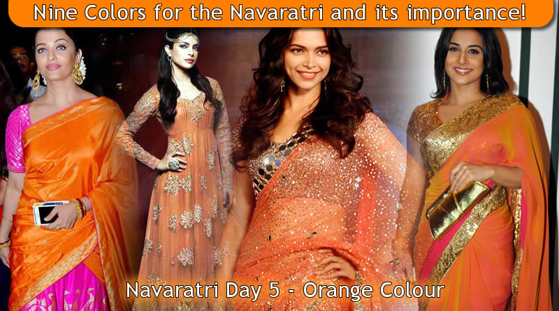 Navaratri Day 5 - Orange Colour