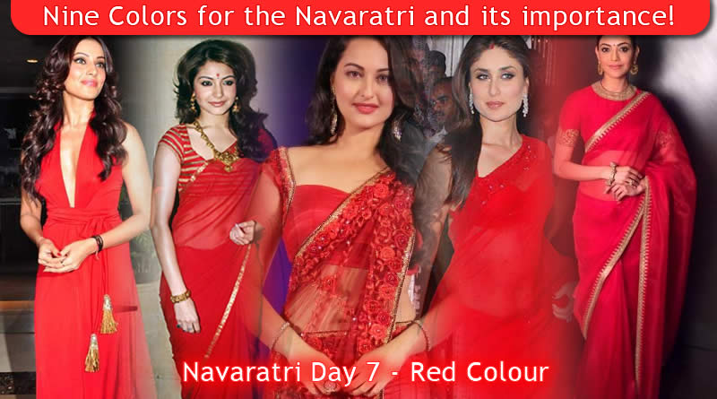 Navaratri Day 7 - Red Colour