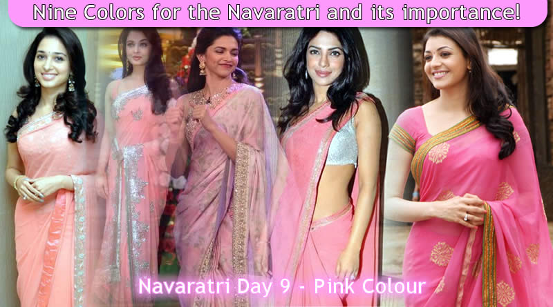 Navaratri Day 9 - Pink Colour