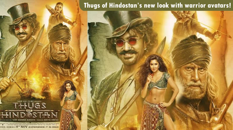 Thugs of Hindostan’s new look with warrior avatars of Big B, Aamir and Fatima!