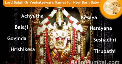 Lord Balaji Or Venkateswara names - Indian, Hindu and Mythological Gods and Goddesses Names from letter A to Z