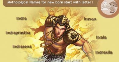 Mythological, Historical, Vedic and Hindu Legendary Names for new born start with letter I with meanings!