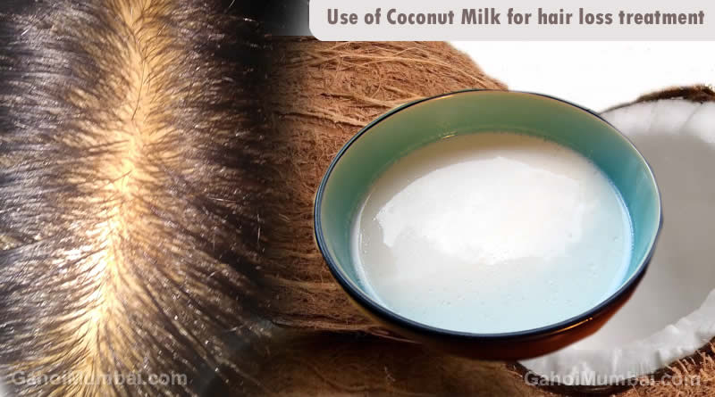 Use of Coconut milk for hair loss treatment!