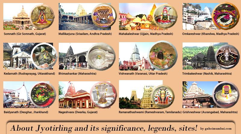 About Jyotirling and its significance, legends, sites!