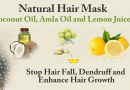 Use of Indian Gooseberry or Amla Oil, Coconut Oil and Lemon Juice for remedy of Hair Fall and Dendruff