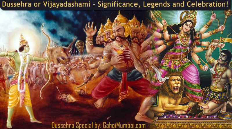 Information about Dussehra, also called Dasara or Vijayadashami!
