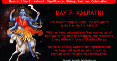 Information about Maa Kalratri – 7th day avatar to worship in Navaratri and her incarnation legend!