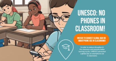 A universal ban on using smartphones in classrooms is being proposed by UNESCO!