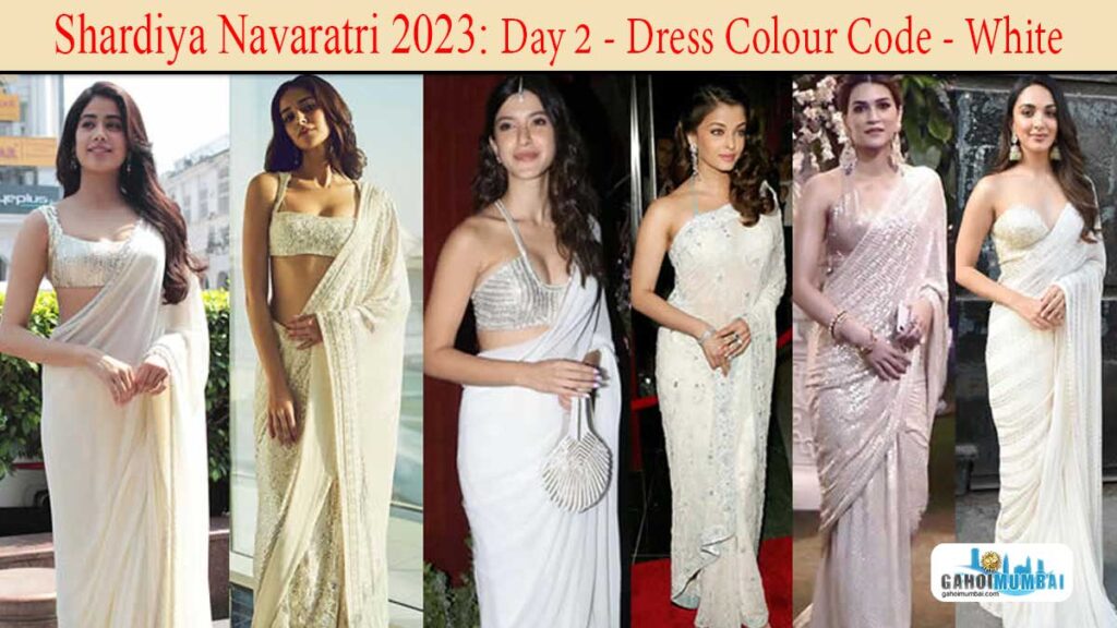 Shardiya Navaratri -2023 - Day 2 - Dress Colour Code - White